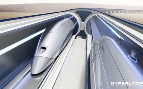 Công nghệ giao thông mới hyperloop được lắp dựng đầu tiên ở Abu Dhabi